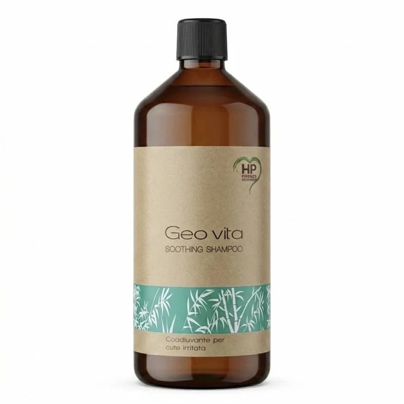 Заспокійливий шампунь для чутливої шкіри голови Geovita Shoothing Shampoo hp firenze 1000 мл