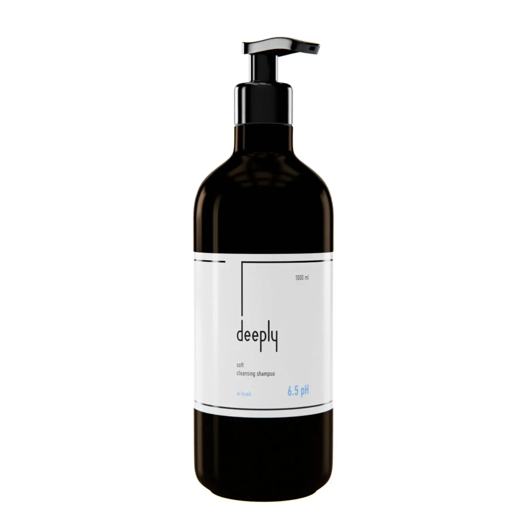 Шампунь глибокого очищення deeply soft cleansing shampoo м'який 6.5 pH 1000 ml