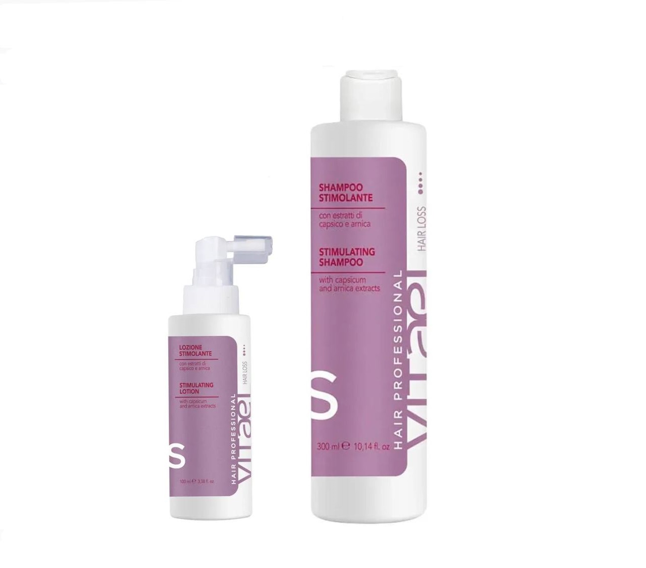 Набір проти випадіння волосся VITAEL шампунь 300мл + лосьон 100мл