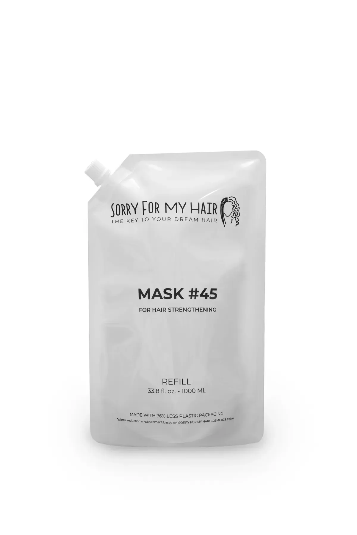 Маска для зміцнення волосся #45 sorry for my hair 1000 ml