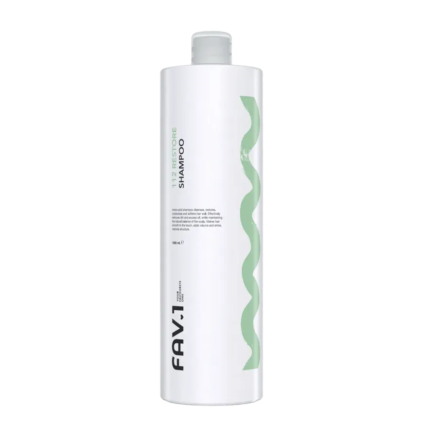 Амінокислотний шампунь FAV.1 112 RESTORE SHAMPOO 1000 ml
