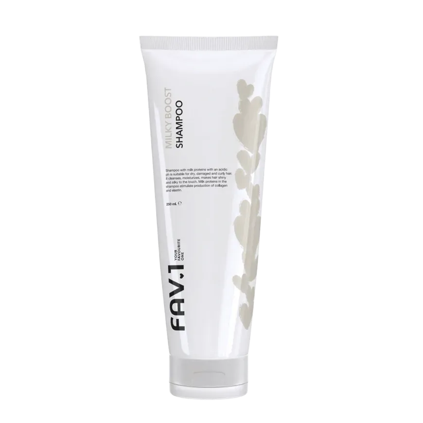 Шампунь з молочними протеїнами та кислим pH FAV.1 MILKY BOOST SHAMPOO 250 ml