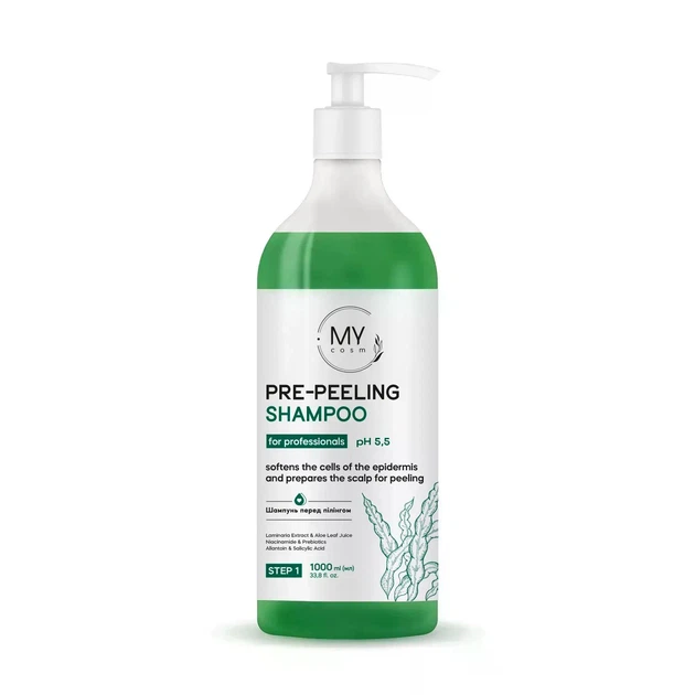 Шампунь перед пілінгом Pre-peeling Shampoo pH 5,5 MY cosm 1000 мл