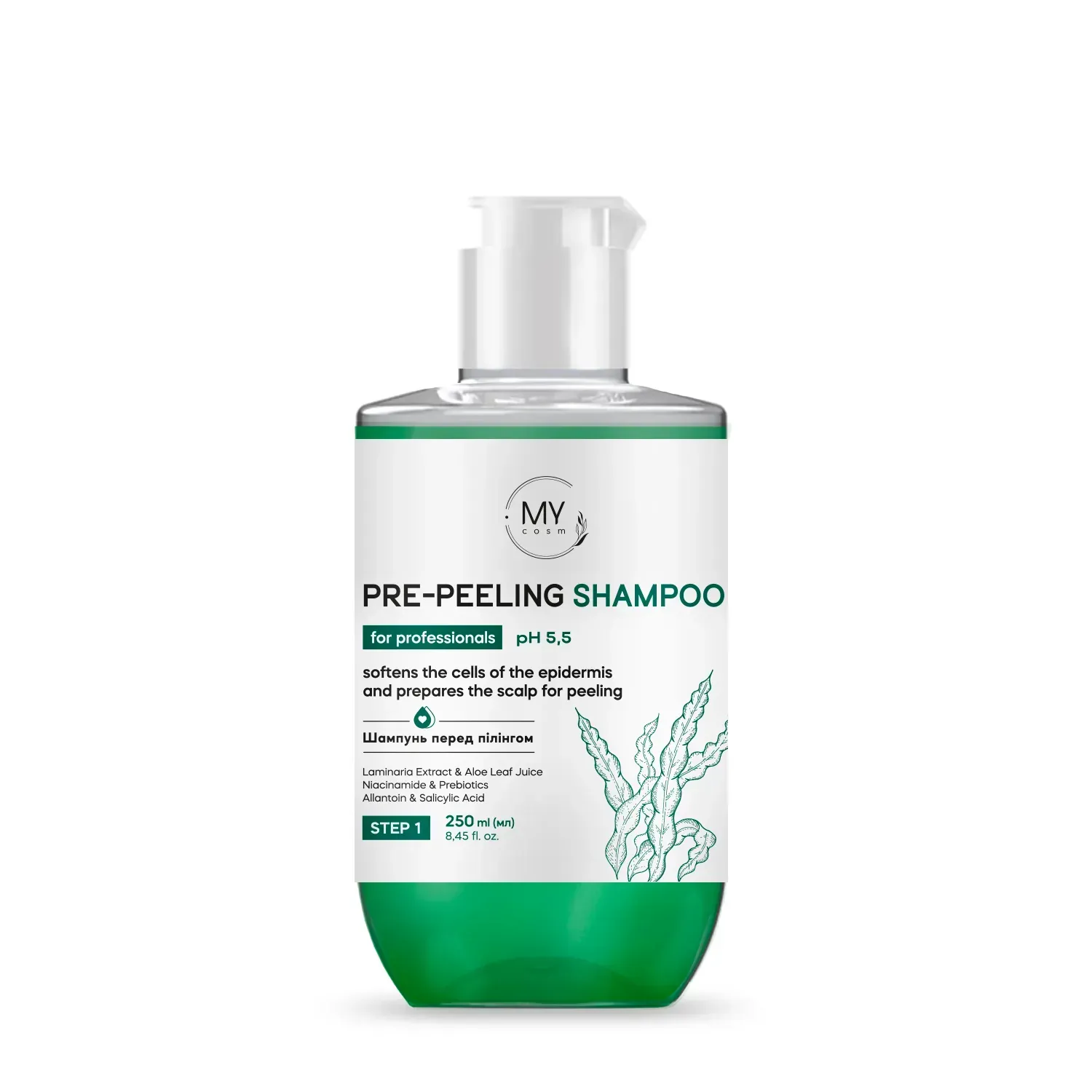 Шампунь перед пілінгом Pre-peeling Shampoo pH 5,5 MY cosm 250 мл