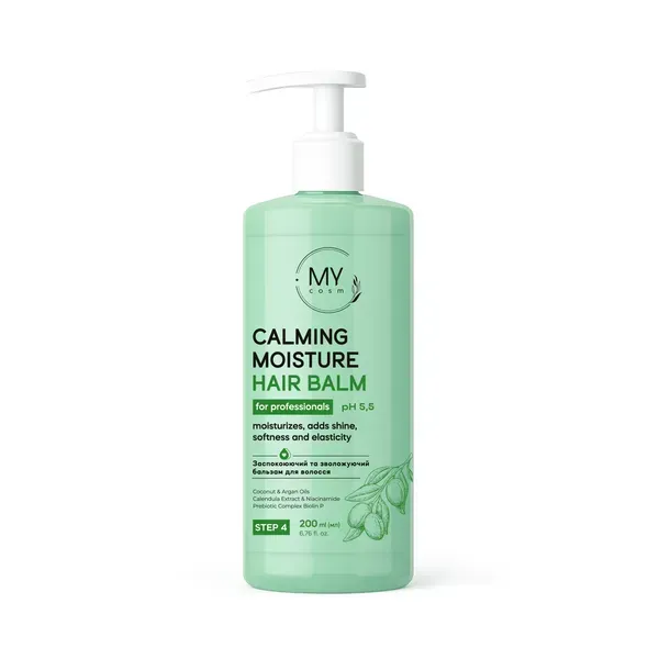 Бальзам для волосся заспокоюючий та зволожуючий Calming Moisture Hair Balm My Cosm, 200 мл