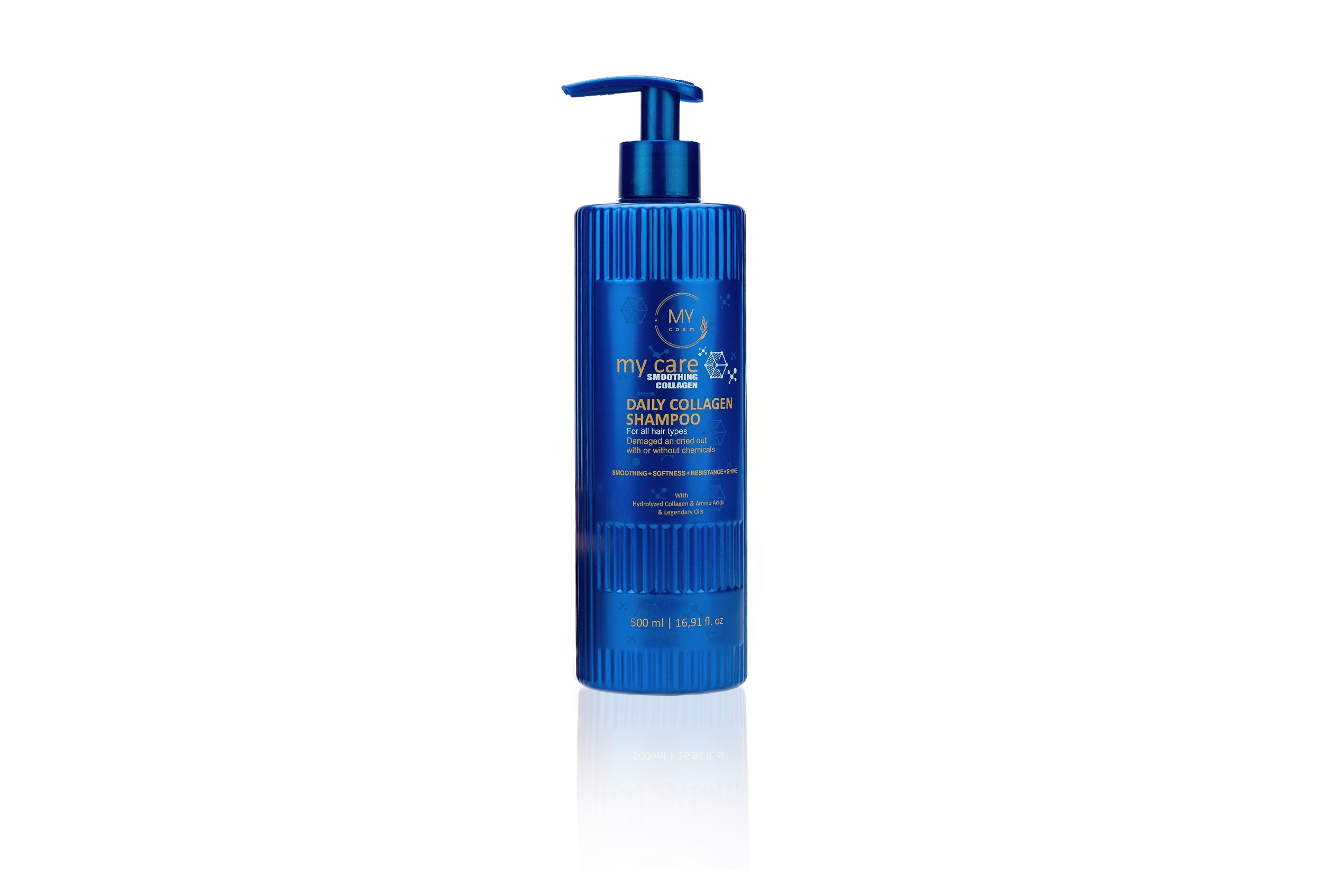 Щоденний розгладжуючий шампунь DAILY COLLAGEN MY COSM 500 мл