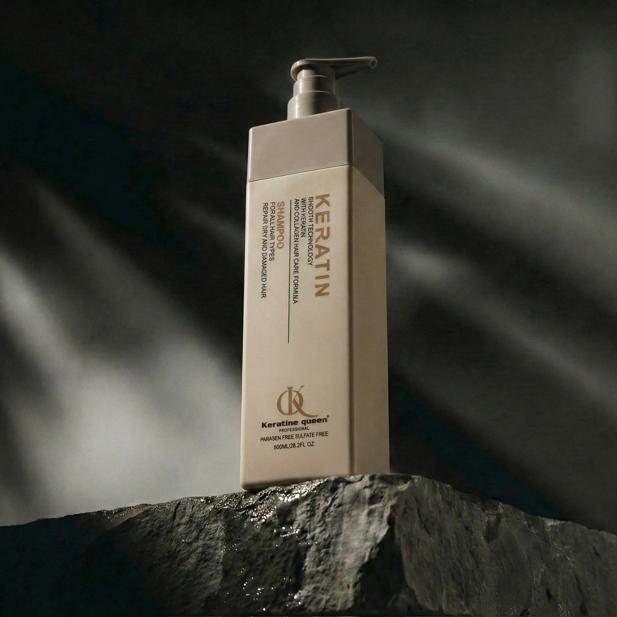 Шампунь для сухого волосся Keratine Queen Keratin smooth technology, 800 мл