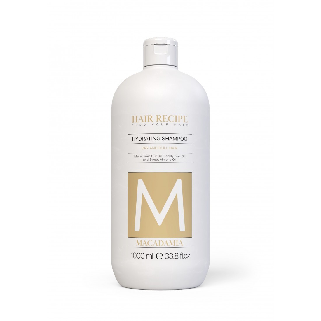 Зволожуючий шампунь для сухого, тьмяного волосся Maxy Look Macadamia 1000 ml