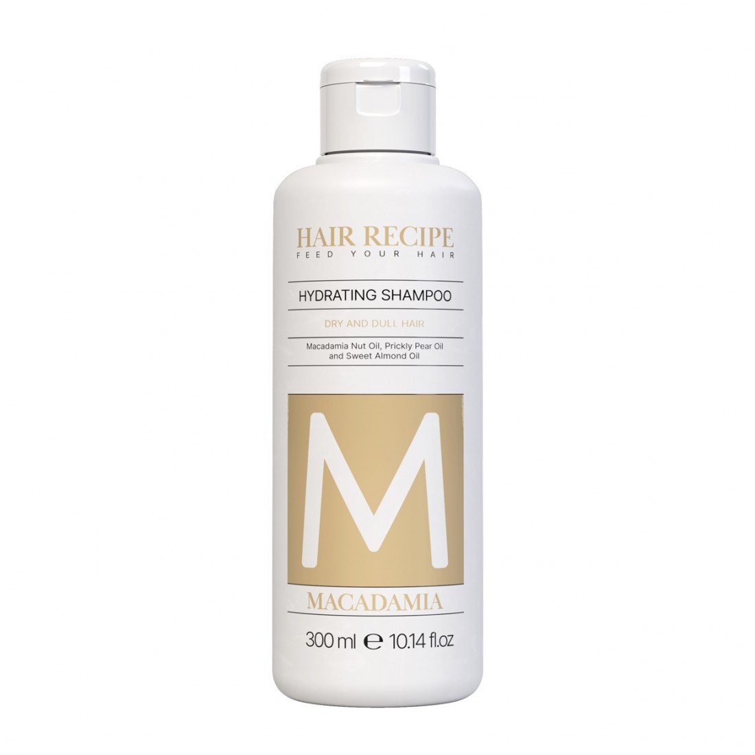 Зволожуючий шампунь для сухого, тьмяного волосся Maxy Look Macadamia 300 ml