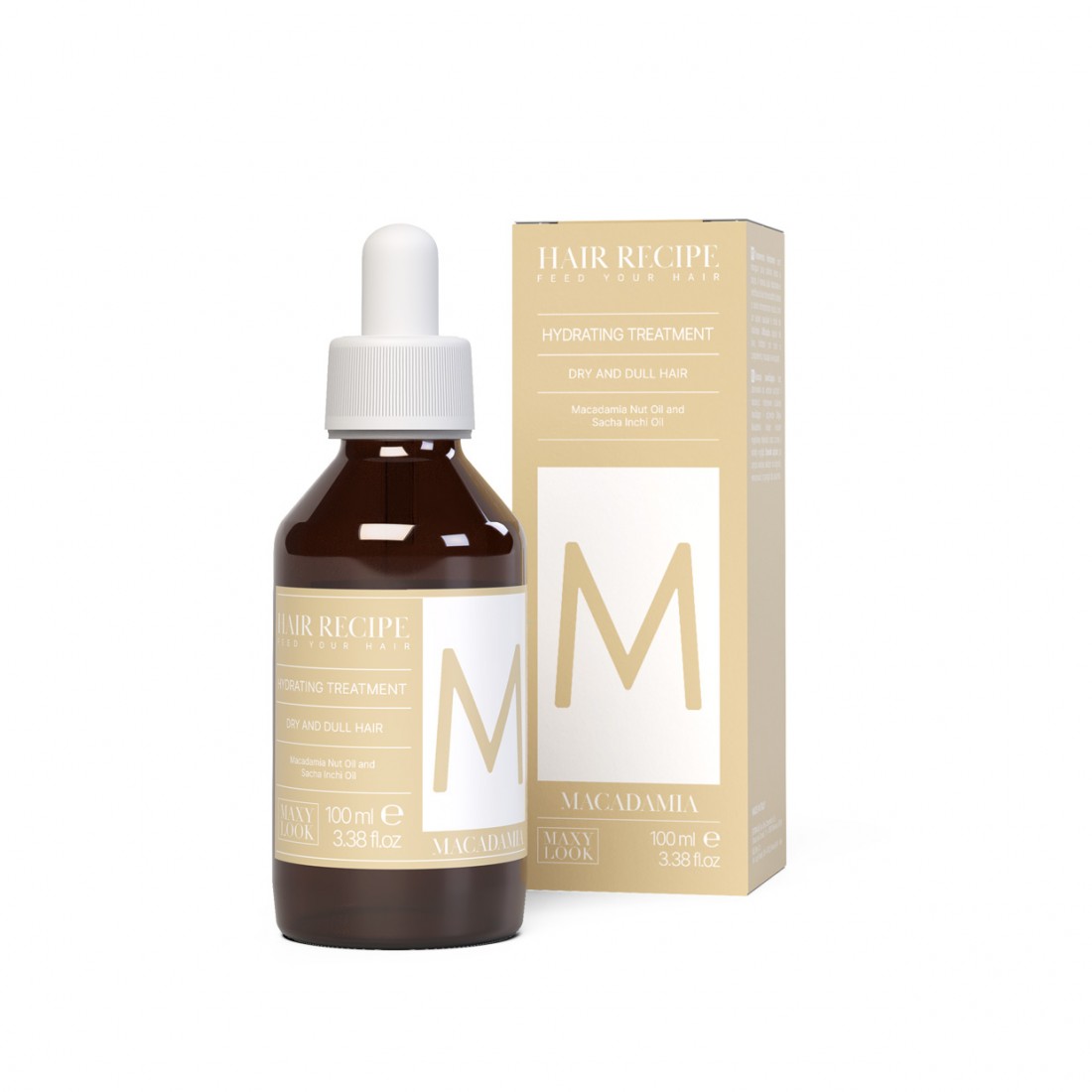 Лосьон для сухого, тьмяного волосся Maxy Look Macadamia 100ml