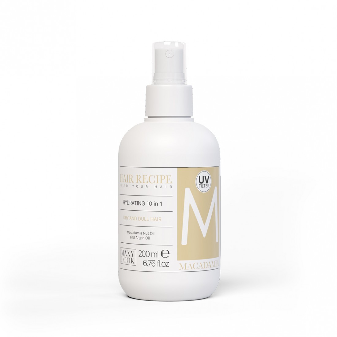 Багатофункціональний незмивний кондиціонер 10 в 1 Maxy Look Macadamia 200 ml