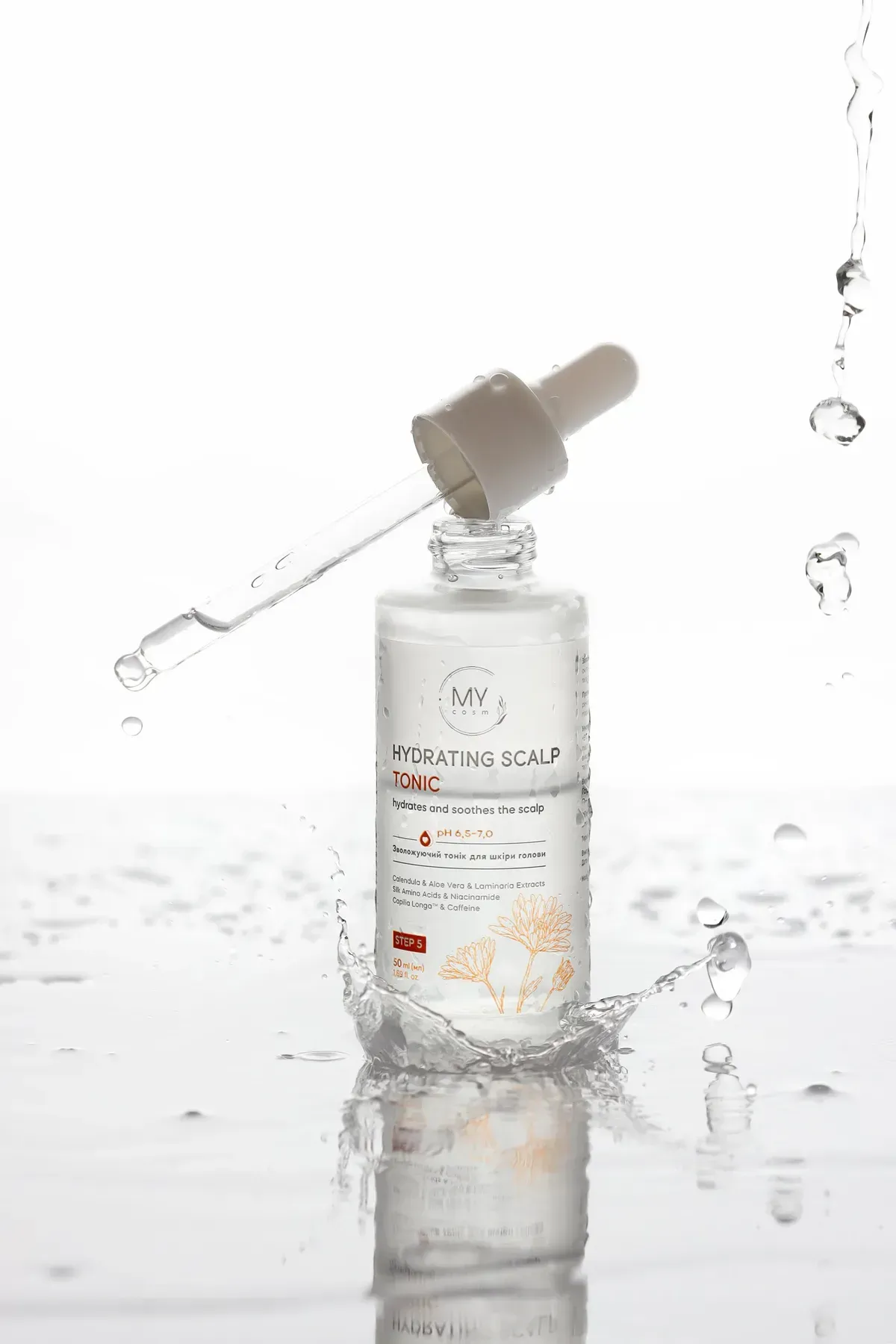 Тонік зволожуючий для шкіри голови Hudrating Scalp Mycosm, 50 ml