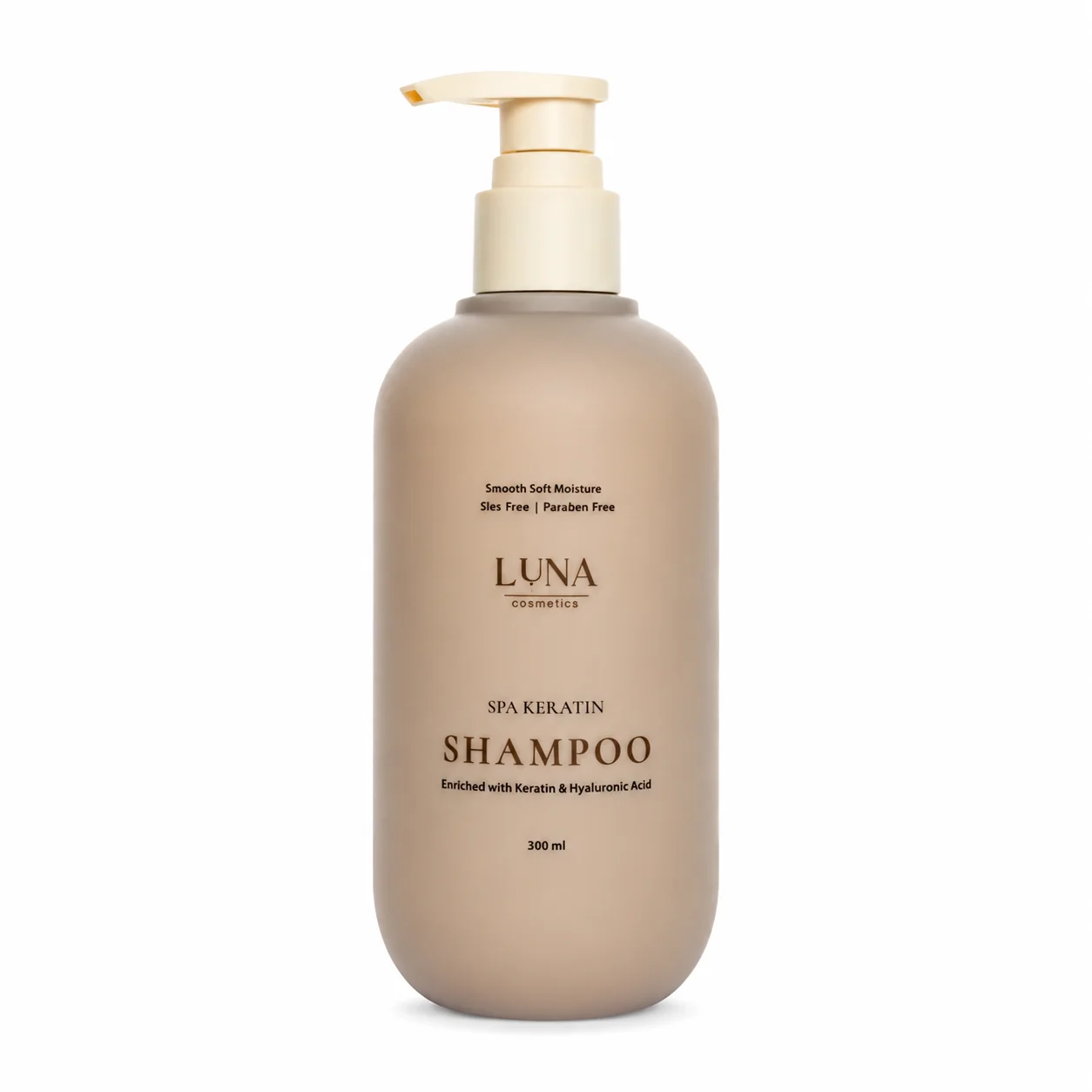 Шампунь для волосся з кератином LUNA SPA Keratin shampoo 300 мл