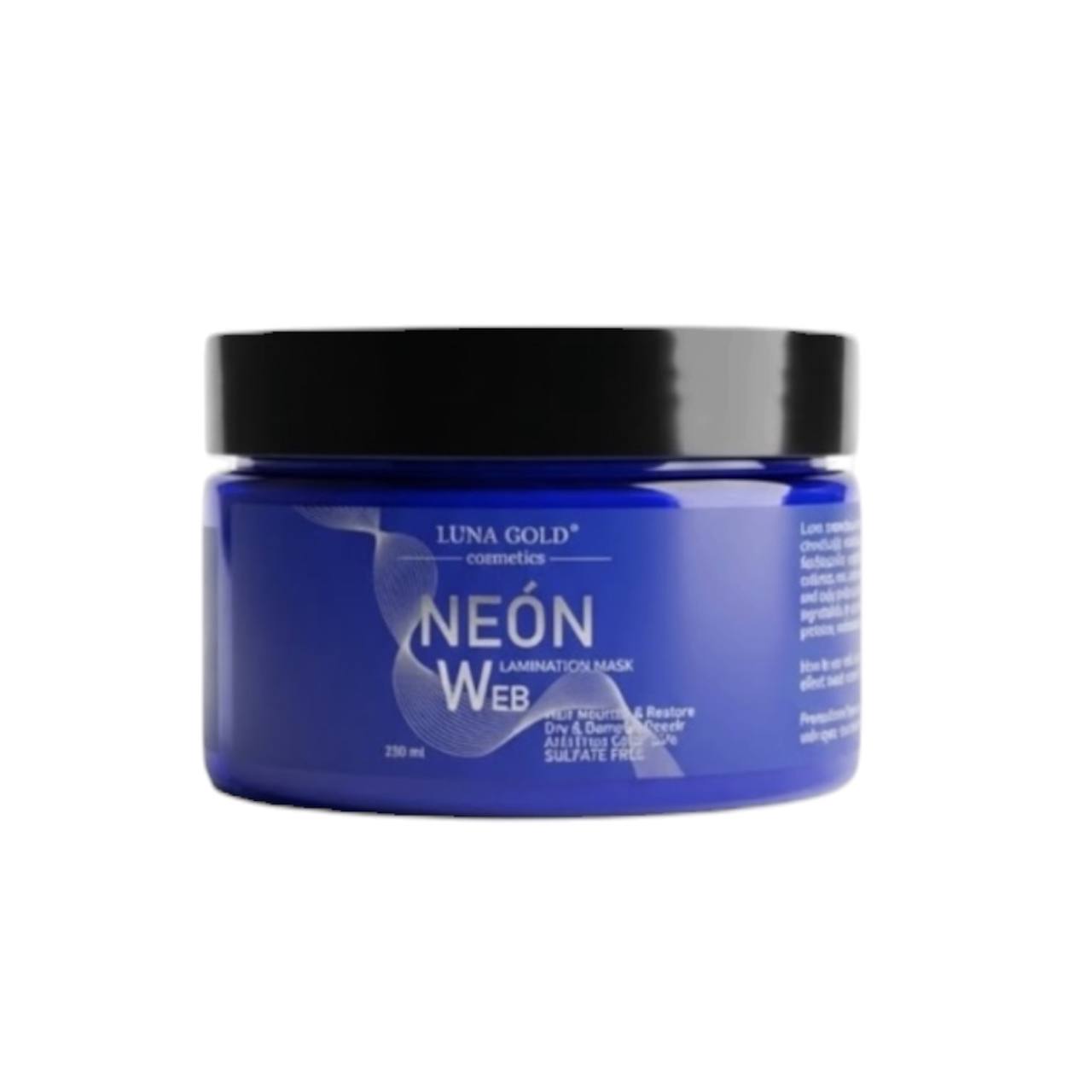 Ламінуюча маска для волосся Luna Gold cosmetics Neon Web Lamination mask 250 мл