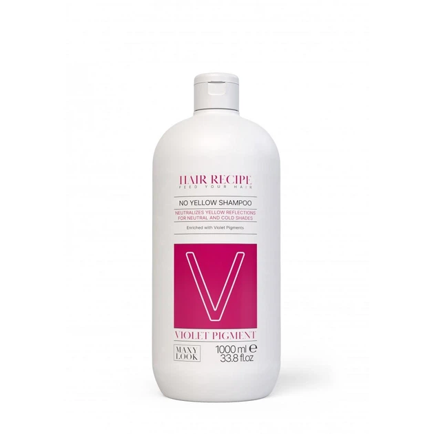 MAXY LOOK VIOLET PIGMENT Шампунь Антижовтий No Yellow 1000 мл
